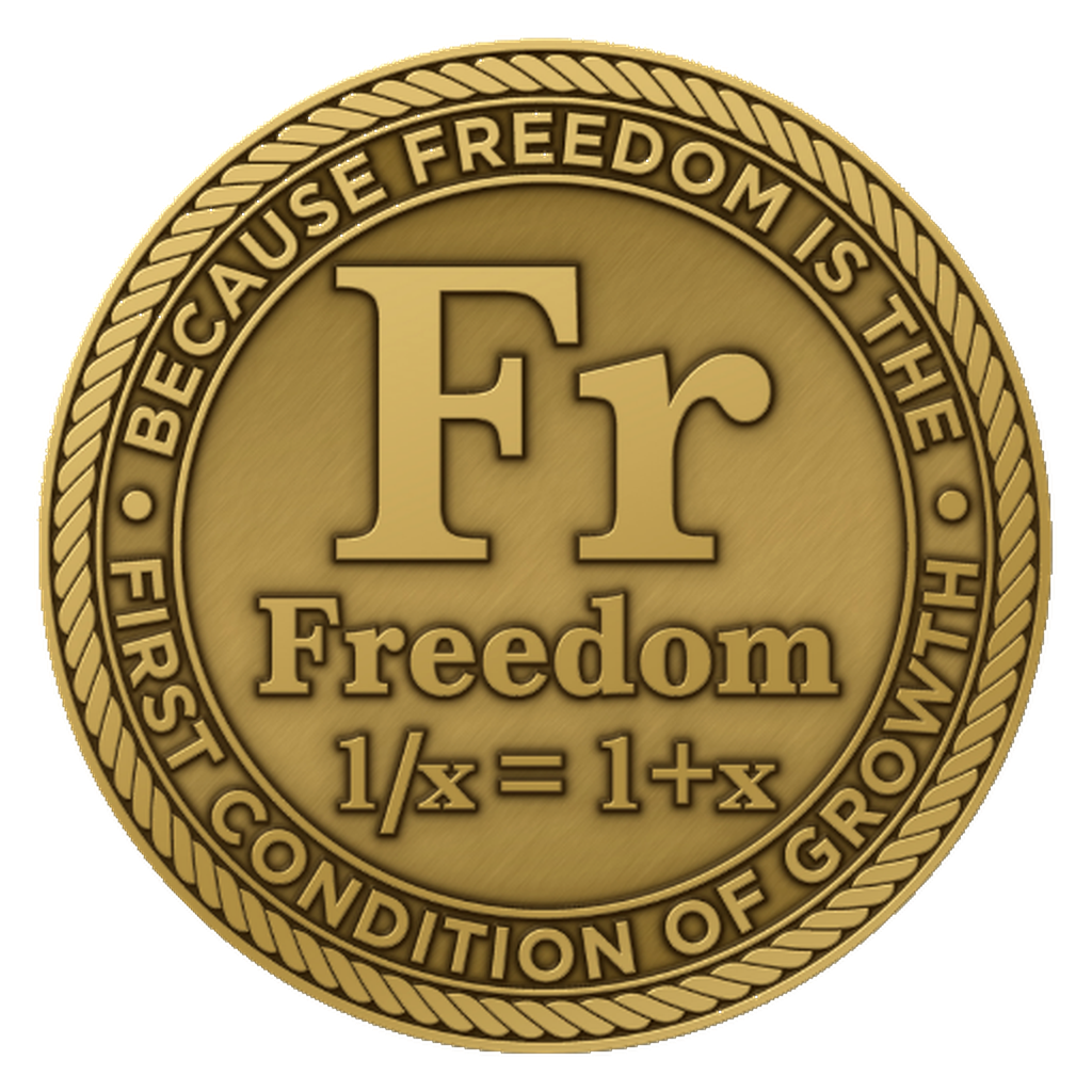 Front of the Freedom First Pathfinders challenge coin